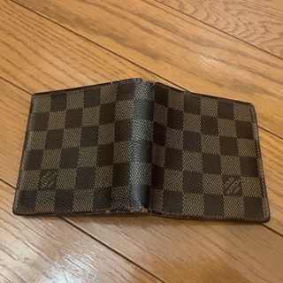 ルイヴィトン(LOUIS VUITTON)のLOUIS VUITTON ポルトフォイユ　二つ折り財布　ルイヴィトン　ダミエ(財布)