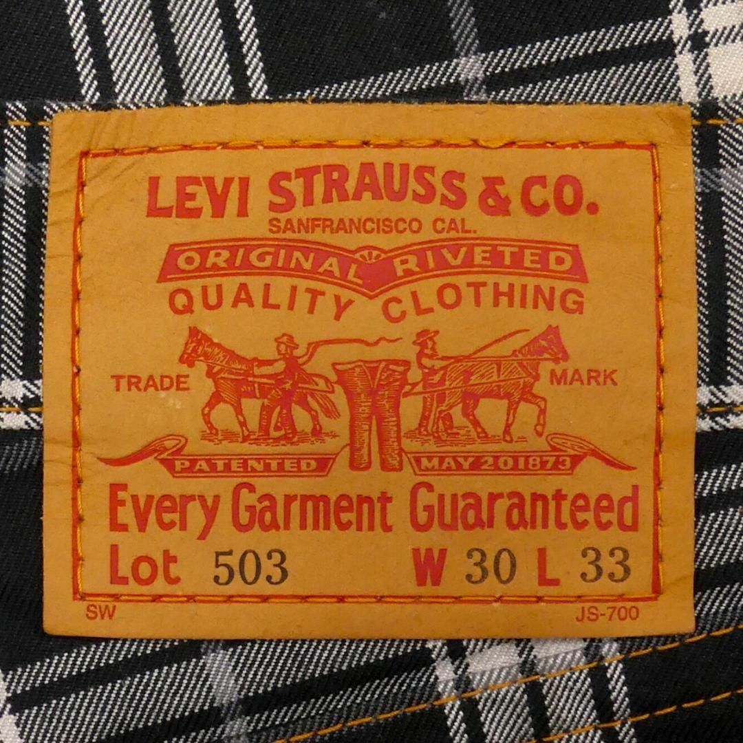 Levi's(リーバイス)のリーバイス503 W30 チェック パンツ ボトムス 古着 メンズ SJ1732 メンズのパンツ(チノパン)の商品写真