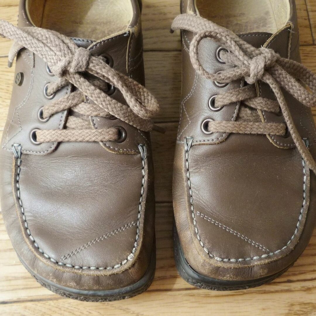 レア★ヤコフォーム 靴 22.0 ブラウン スタンダード 338 幅広 中古品 レディースの靴/シューズ(ローファー/革靴)の商品写真