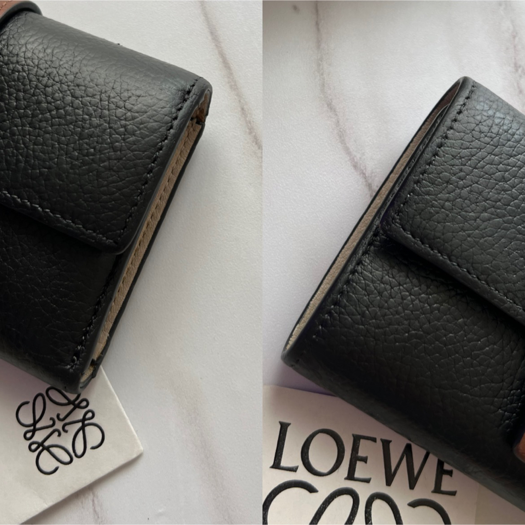 748 美品 LOEWE ロエベ 3つ折り財布 6