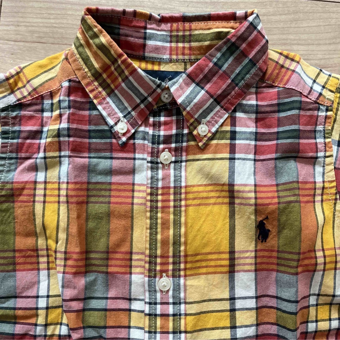 Ralph Lauren(ラルフローレン)のラルフローレン半袖シャツ100 キッズ/ベビー/マタニティのキッズ服男の子用(90cm~)(Tシャツ/カットソー)の商品写真