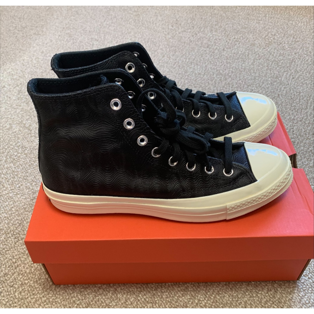 CONVERSE - コンバース チャックテイラーCT70 ブラックのエンボス