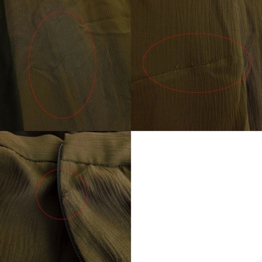 theory(セオリー)のセオリー 20SS レオパードクリンクルアシムドレープスカート ロング シルク  レディースのスカート(ロングスカート)の商品写真