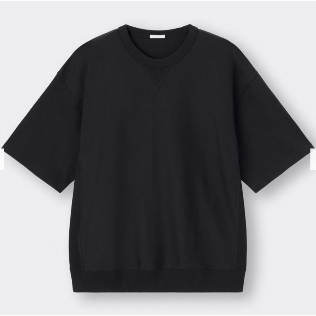 GU(ジーユー)の完売XXL＊GU＊スウェTブラック レディースのトップス(Tシャツ(半袖/袖なし))の商品写真