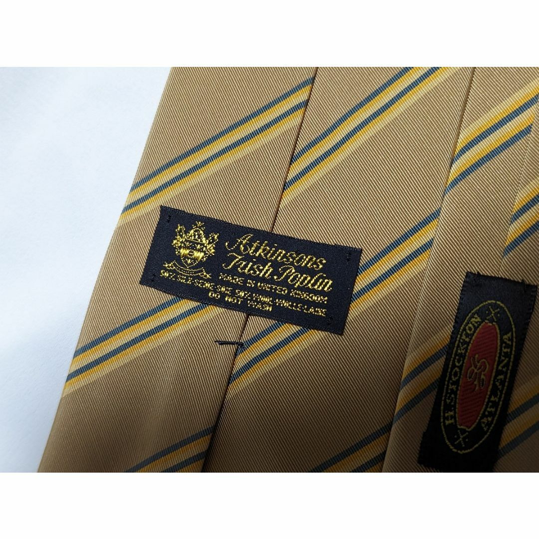 デッドストック Atkinsons アイルランド製 ネクタイ 英国製