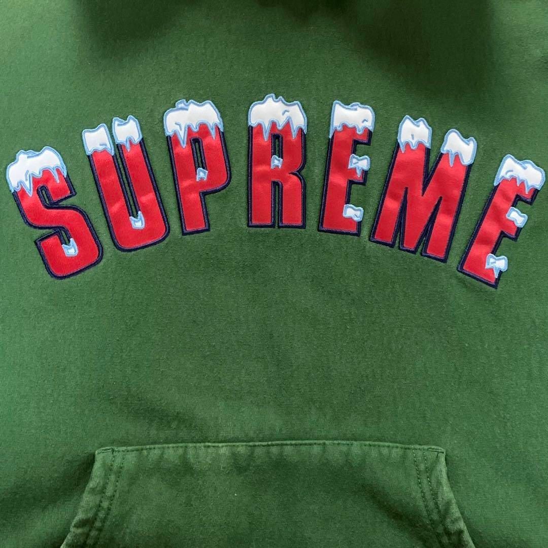 格安新品 Supreme - Supreme 後藤真希着用 アーチ刺繍ロゴ 雪 希少