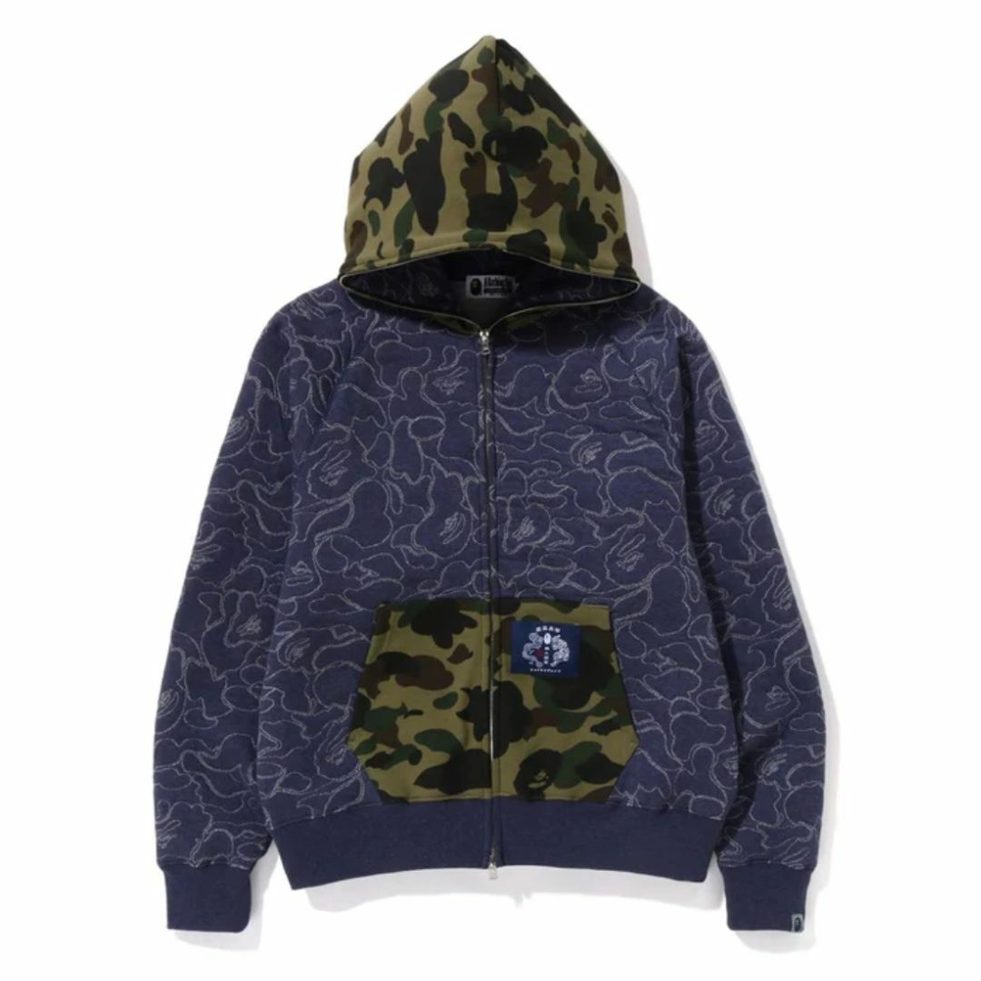 ABATHINGAPEBAPE パーカー 迷彩 猿人謹製 ABC CAMO RELAXED 即納