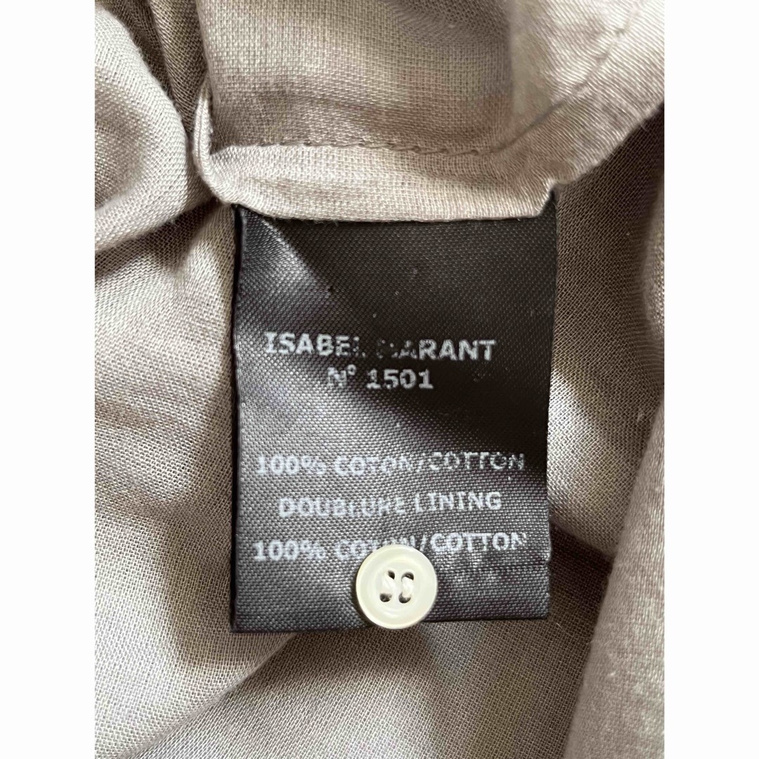 Isabel Marant(イザベルマラン)のIsabel Marant ワンピース ドレス タック グレー ハイネック レディースのワンピース(ひざ丈ワンピース)の商品写真