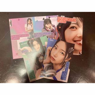 LE SSERAFIM UNFORGIVEN フライヤー 5種 タワレコ 限定(アイドルグッズ)