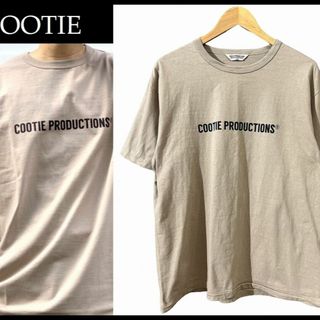 クーティー(COOTIE)の専用　クーティー 19ss ロゴ 半袖 Tシャツ カットソー ベージュ L(Tシャツ/カットソー(半袖/袖なし))