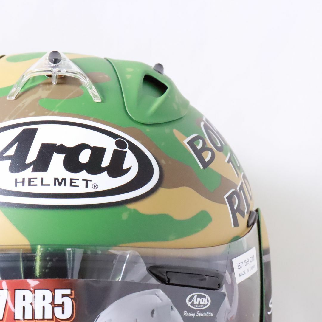Arai アライ ARAI ヘルメット RX-7RR5 未使用 緑の通販 by おまかせ出品代行「ラクまるっと」｜アライならラクマ