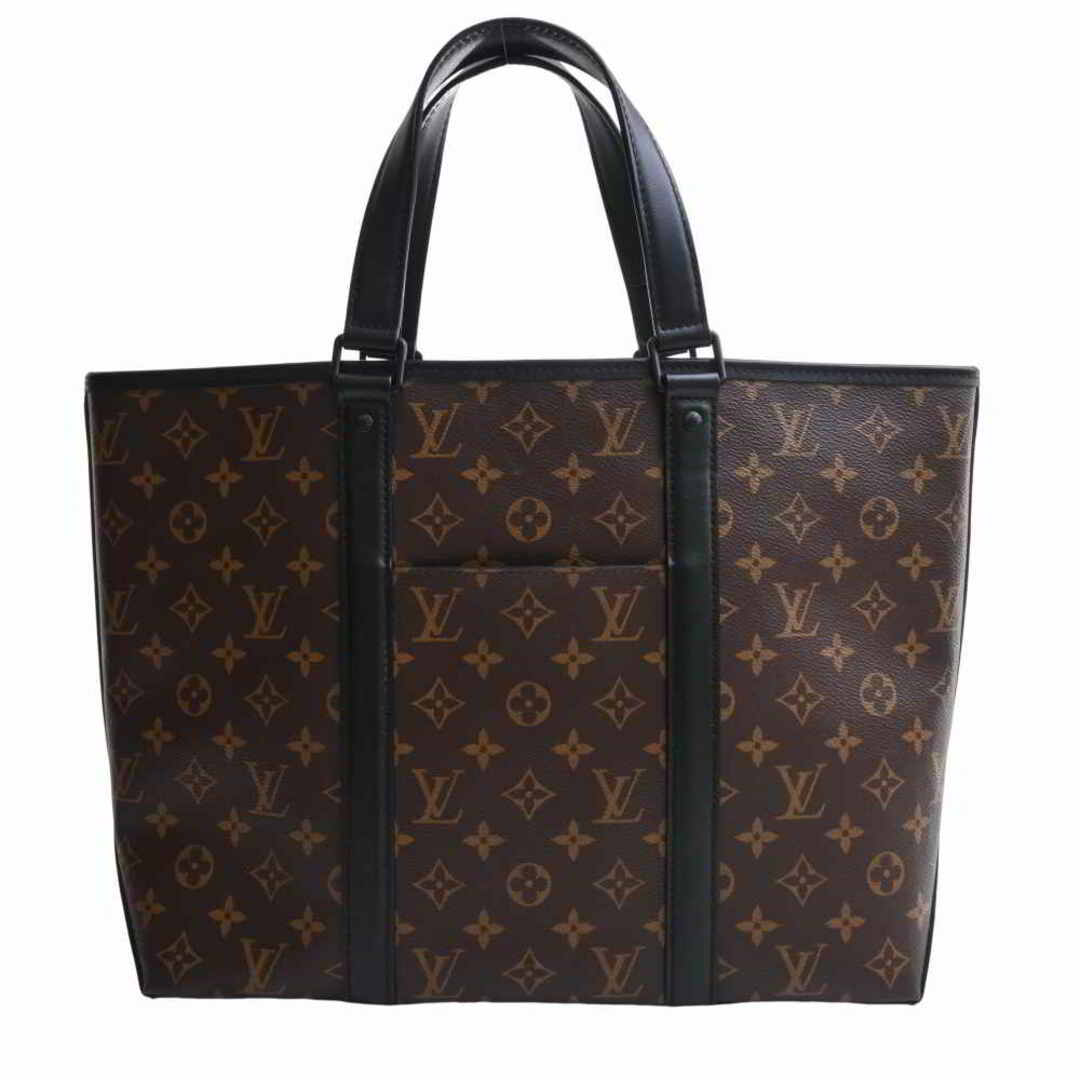 LOUIS VUITTON ルイヴィトン モノグラム マカサー ウィークエンド トートPM 2WAY ショルダーバッグ M45734 ブラウン by