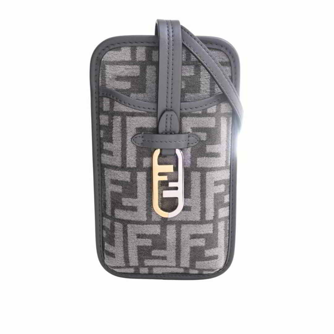 FENDI - 【中古】FENDI フェンディ レザー FFロゴ フォンポーチ