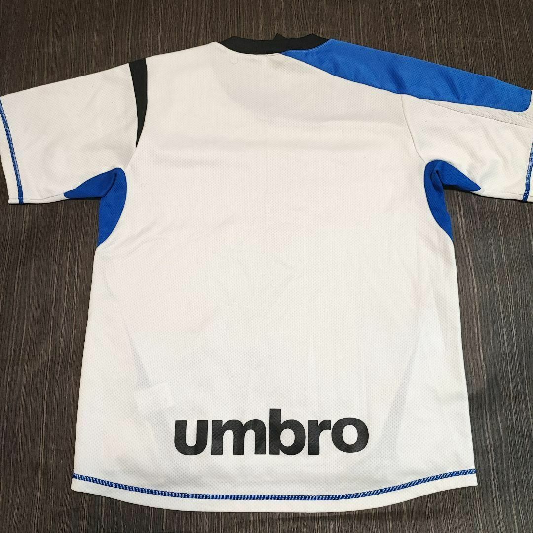 UMBRO(アンブロ)のumbro【S】トップス　スポーツウェア　速乾性　胸ロゴ　プリント　ブルー メンズのトップス(Tシャツ/カットソー(半袖/袖なし))の商品写真