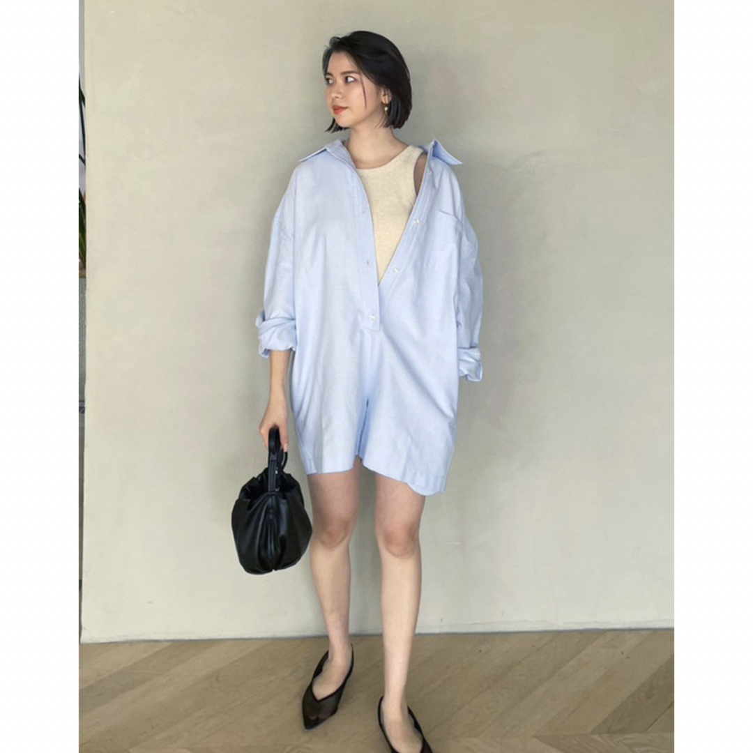 searoomlynn OXFORDシャツロンパース - レディース searoomlynn OXFORDシャツロンパース - レディース