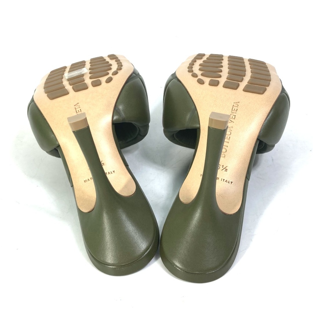 Bottega Veneta(ボッテガヴェネタ)のボッテガヴェネタ BOTTEGA VENETA ラバーリド ミュール RUBBER LIDO 639943 靴 ヒール イントレチャート サンダル レザー カーキ 未使用 メンズの靴/シューズ(サンダル)の商品写真
