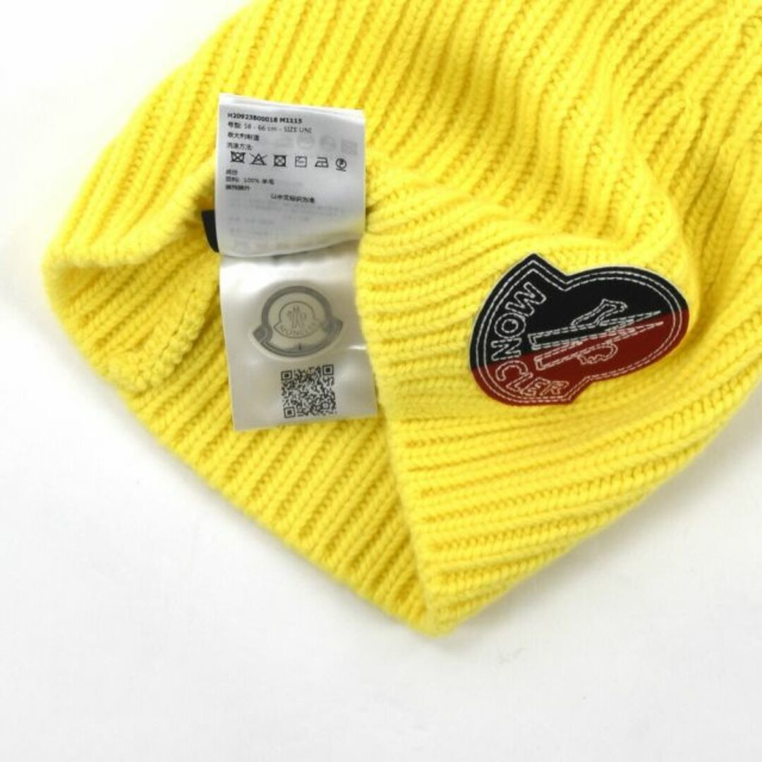 MONCLER(モンクレール)の【YELLOW】モンクレール ニットキャップ  メンズの帽子(ニット帽/ビーニー)の商品写真