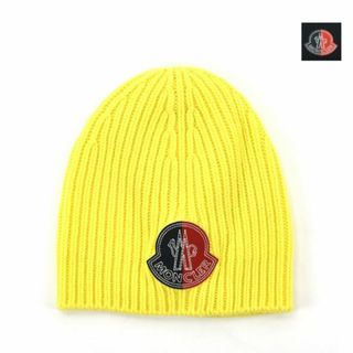 モンクレール(MONCLER)の【YELLOW】モンクレール ニットキャップ (ニット帽/ビーニー)