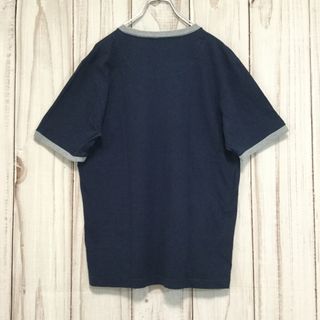 人気 ディッキーズ リンガーTシャツ ビッグロゴ XL ネイビー