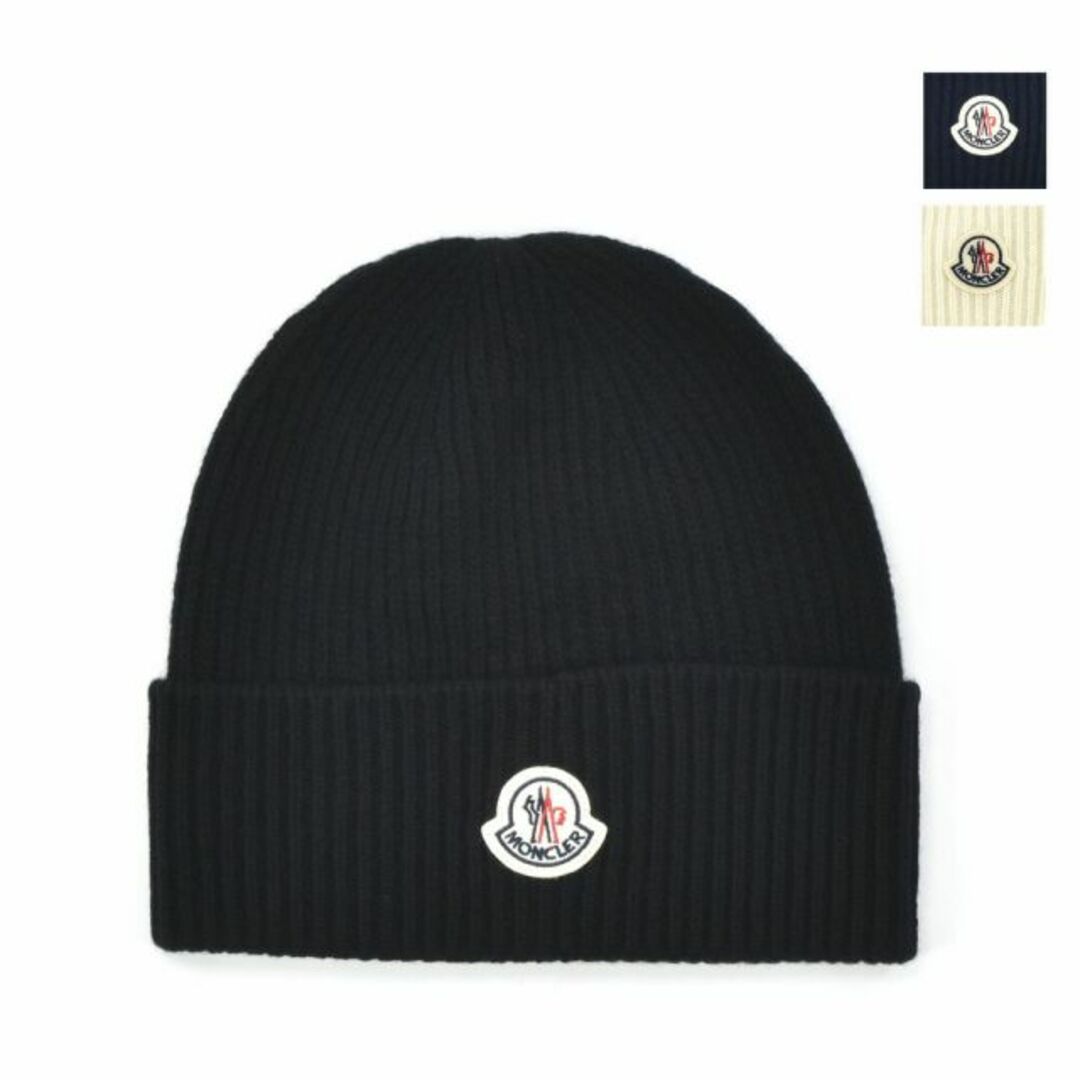 MONCLER(モンクレール)の【BLACK】モンクレール ニットキャップ  メンズの帽子(ニット帽/ビーニー)の商品写真