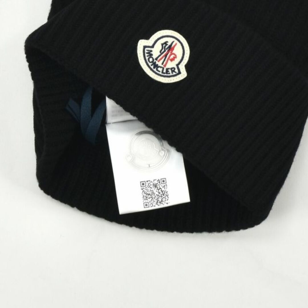 MONCLER(モンクレール)の【BLACK】モンクレール ニットキャップ  メンズの帽子(ニット帽/ビーニー)の商品写真