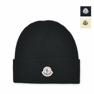 モンクレール(MONCLER)の【BLACK】モンクレール ニットキャップ (ニット帽/ビーニー)