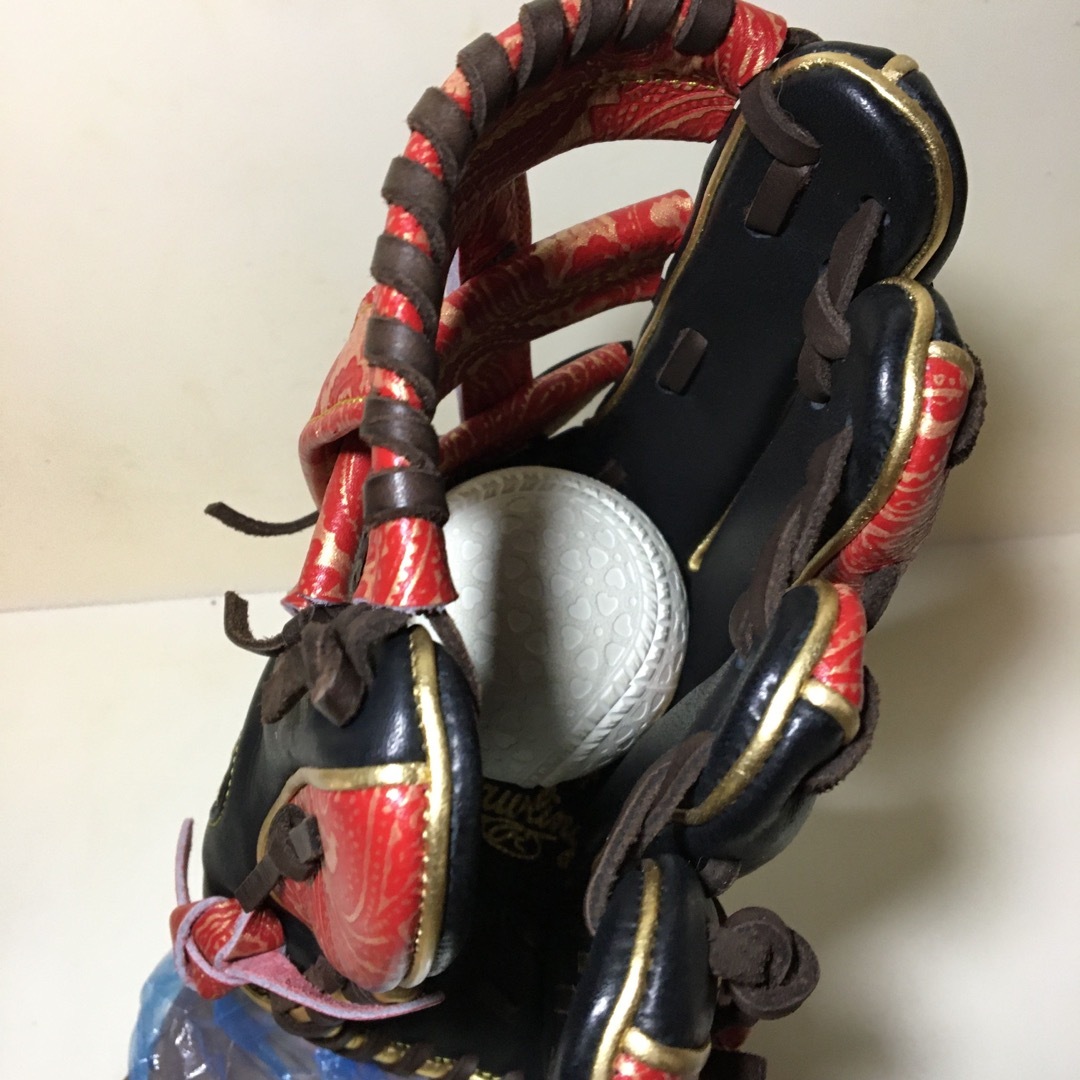 Rawlings(ローリングス)の◆ほぼ未使用品 型付け済み◆ ローリングス HOH 一般 軟式 グローブ グラブ スポーツ/アウトドアの野球(グローブ)の商品写真