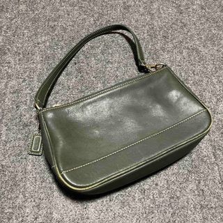 良品✨ OLD COACH ハンドバッグ プラザバッグ レザー グリーン