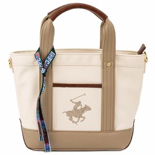 ビバリーヒルズポロクラブ(BEVERLY HILLS POLO CLUB（BHPC）)のトートバッグ ビバリーヒルズポロクラブ BH2006N S ホワイト×ベージュ(トートバッグ)