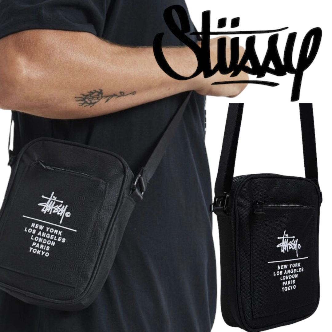 STUSSY City Stack Messenger Bag ショルダーバッグ ショルダー STUSSY City Stack Messenger Bag ショルダーバッグ ショルダー