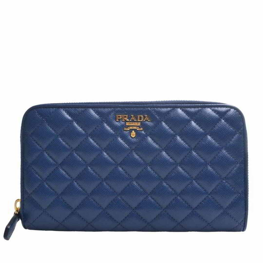 PRADA プラダ SAFFIANO QUILTI ラウンドファスナー 長財布 1M0506 ...