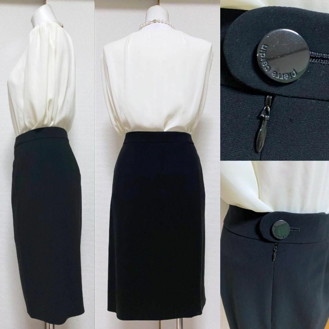 本物の販売 ⁑【美品】ピエールカルダン 高級喪服礼服 スカートスーツ 9