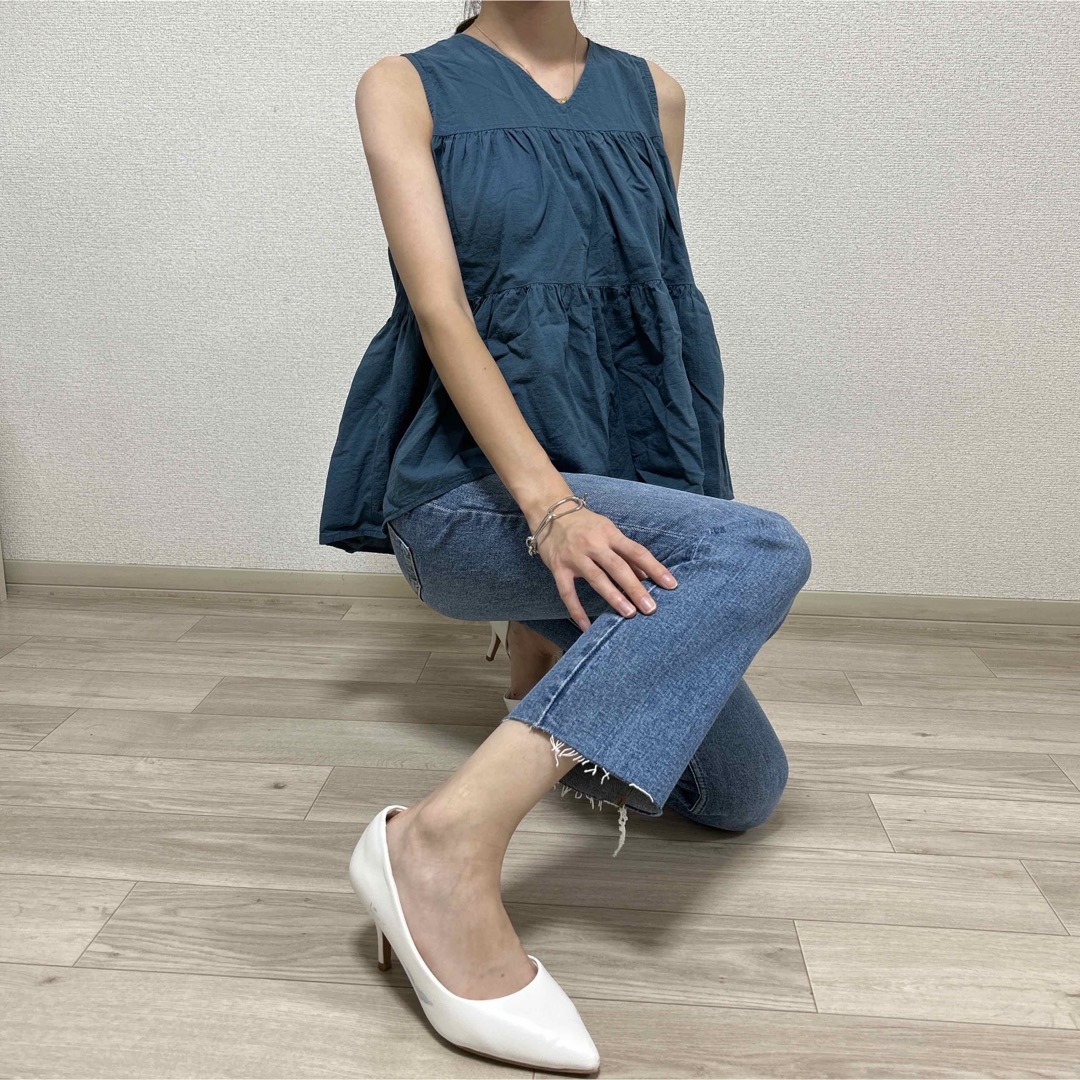 AZUL by moussy(アズールバイマウジー)のAZUL by moussy タンクトップ SLY moussy rienda レディースのトップス(タンクトップ)の商品写真