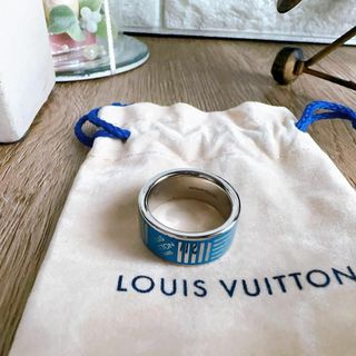 ルイヴィトン(LOUIS VUITTON)の◇ルイヴィトン◇ M62660 バーグ ダミエ カラーズ リング ブランド(リング(指輪))