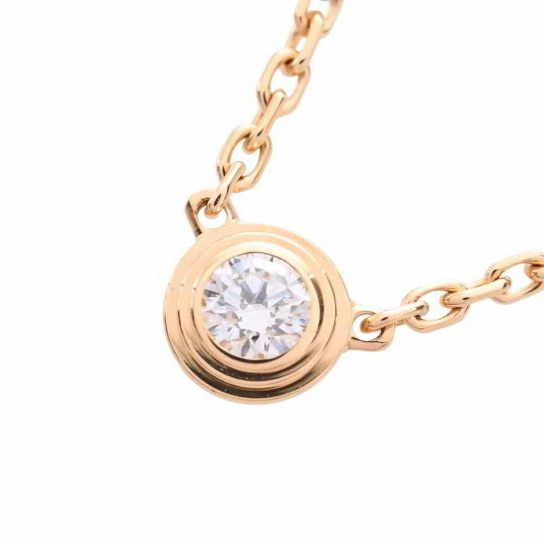 Cartier カルティエ K18YG 1PD ディアマン ダムール ネックレス XS