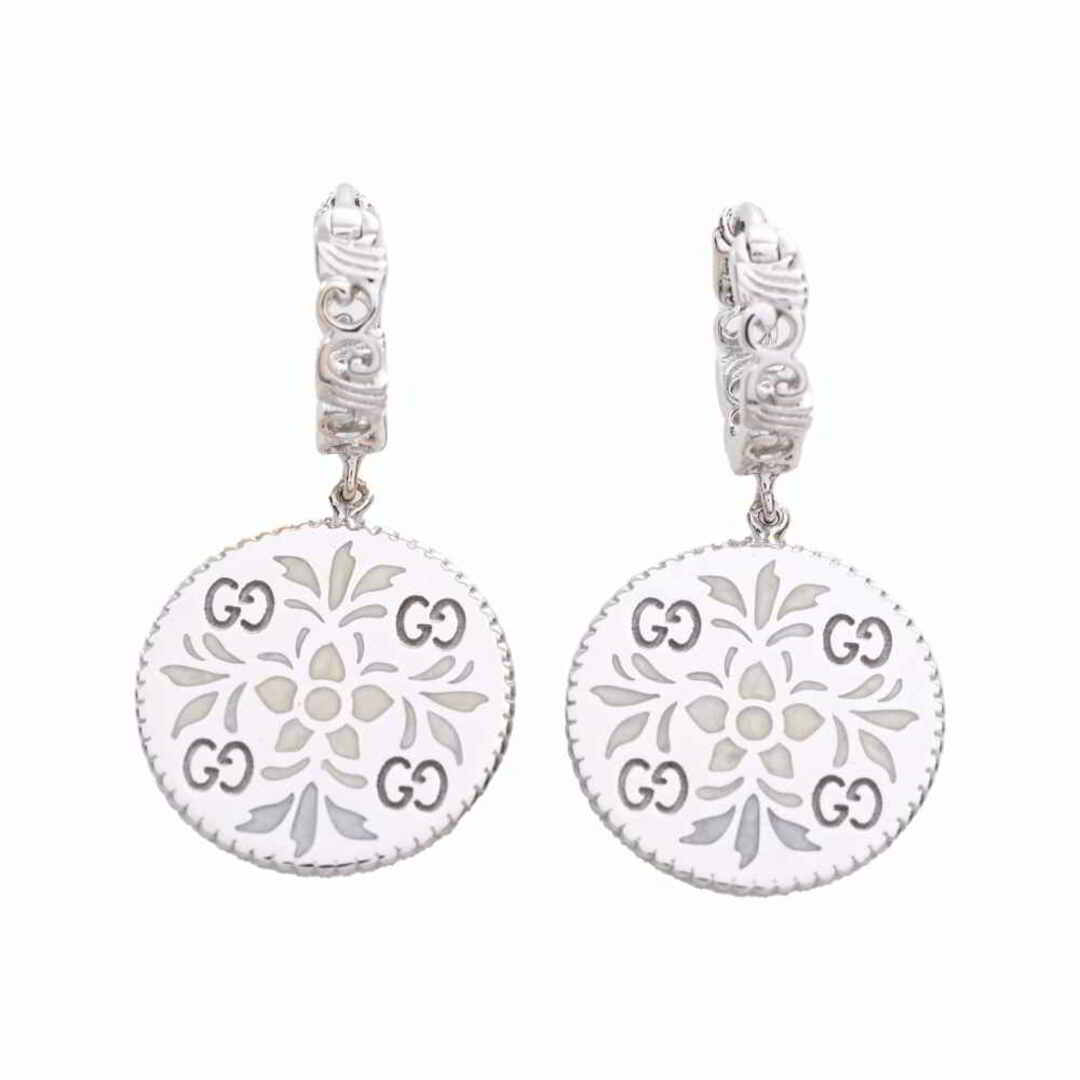 Gucci - 【中古】Gucci グッチ K18WG アイコン ブルームス ピアス - by