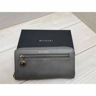 BVLGARI - ♡美品 BVLGARI 長財布 ロゴクリップ サークルロゴ 金具