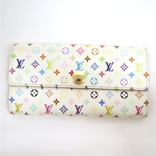 ルイヴィトン(LOUIS VUITTON)の【LOUIS VUITTON】ルイヴィトン ポルトフォイユ サラ 二つ折り長財布 モノグラム マルチカラー ブロン M93532 CA0059 /ar1128(財布)