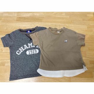 プティマイン(petit main)のプティマイン チャンピオン 半袖 半袖Tシャツ ２枚セット まとめ売り(Ｔシャツ)