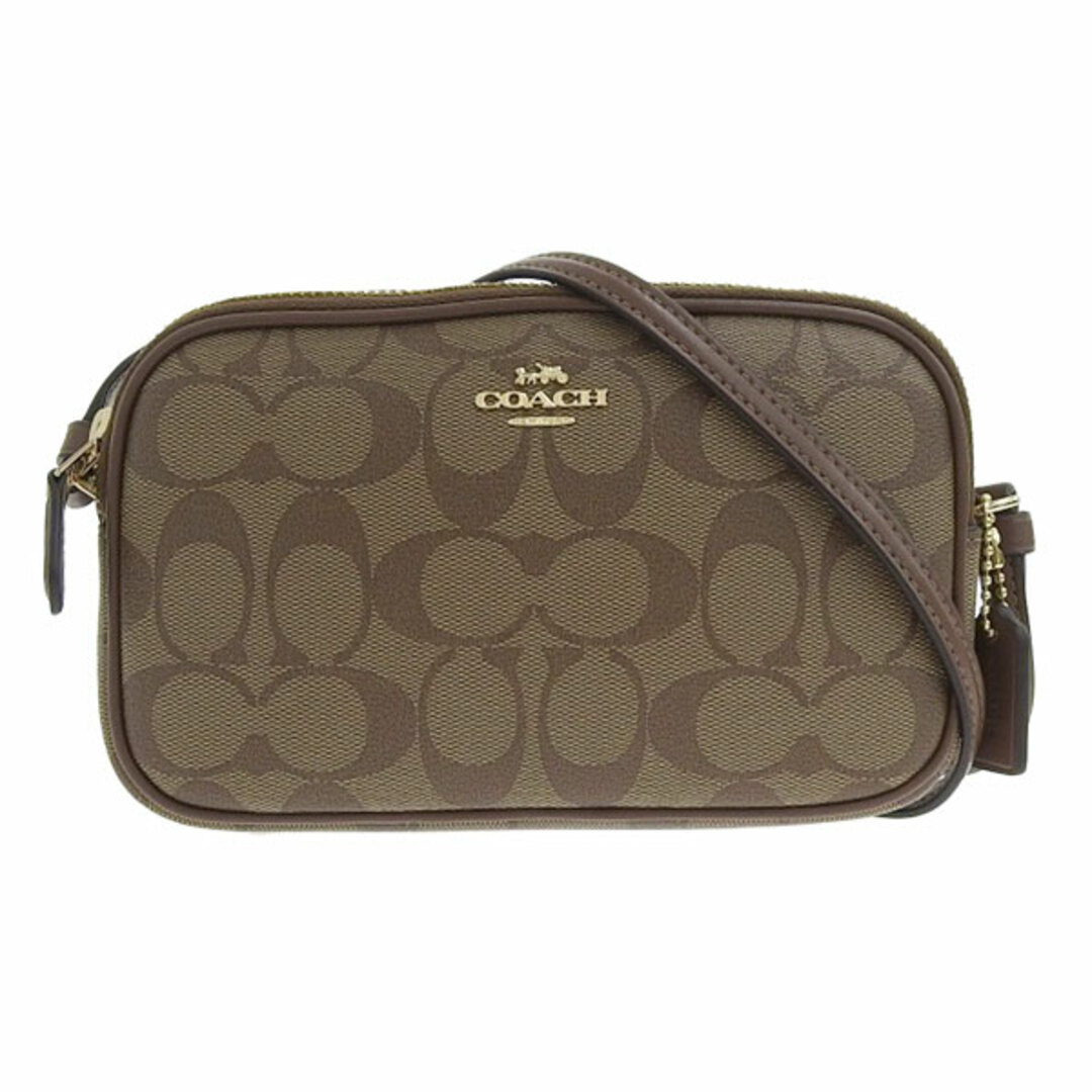 COACH - 【中古】COACH コーチ レザー シグネチャー ミニ ショルダー ...