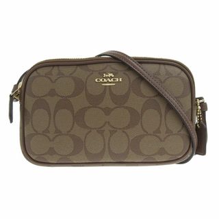 COACH - 【中古】COACH コーチ レザー シグネチャー ミニ ショルダー