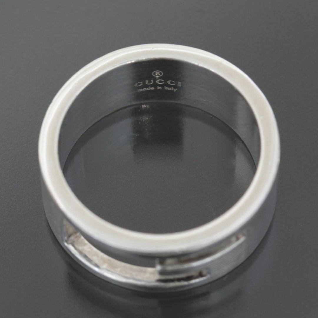 Gucci(グッチ)のグッチ GUCCI ブランデッド Gロゴ リング 15号 SV925 指輪 メンズのアクセサリー(リング(指輪))の商品写真