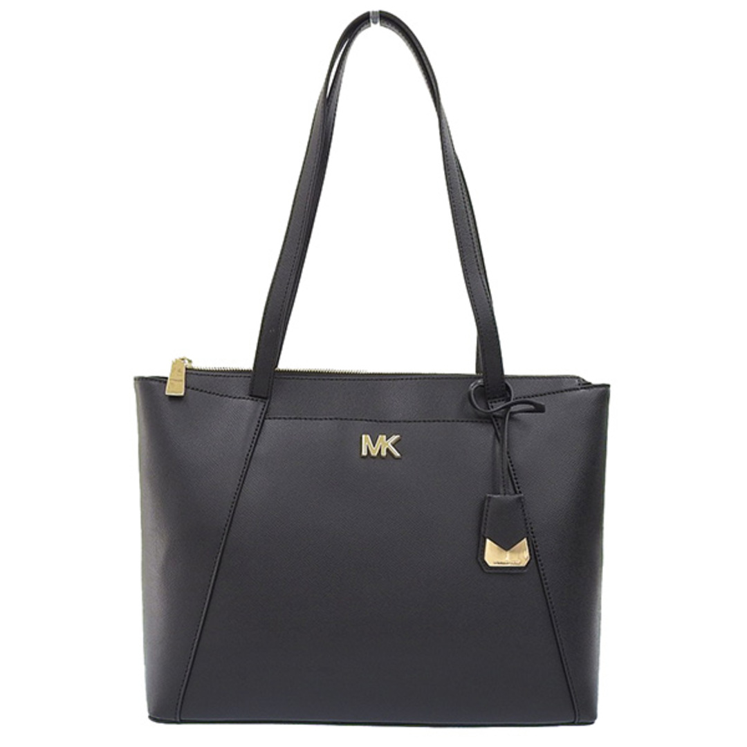 MICHAEL KORS マイケルコース レザー ロゴ トートバッグ 30S8GN2T2L ブラック gy