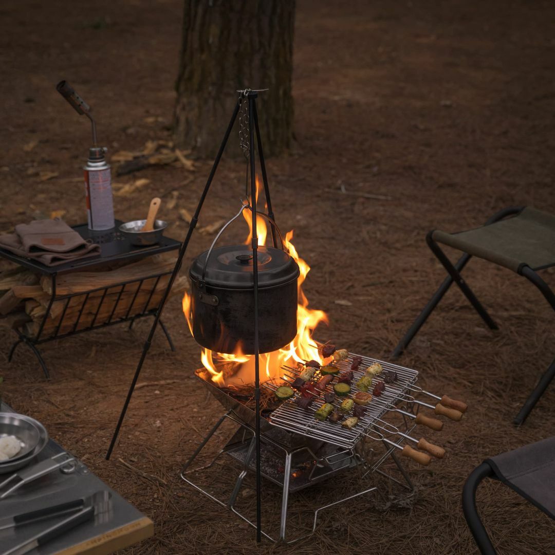 キャンピングムーン(CAMPING MOON) 焚き火台 焚き火グリル バーベキ