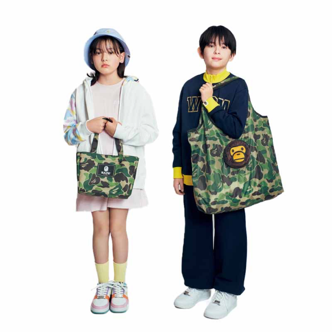 BAPE KIDS(ベイプキッズ)のBAPE KIDS◆A BATHING APE◆ショッピングバッグ&エコバッグ メンズのバッグ(トートバッグ)の商品写真