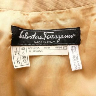 Salvatore Ferragamo - 美品 サルヴァトーレフェラガモ コットン