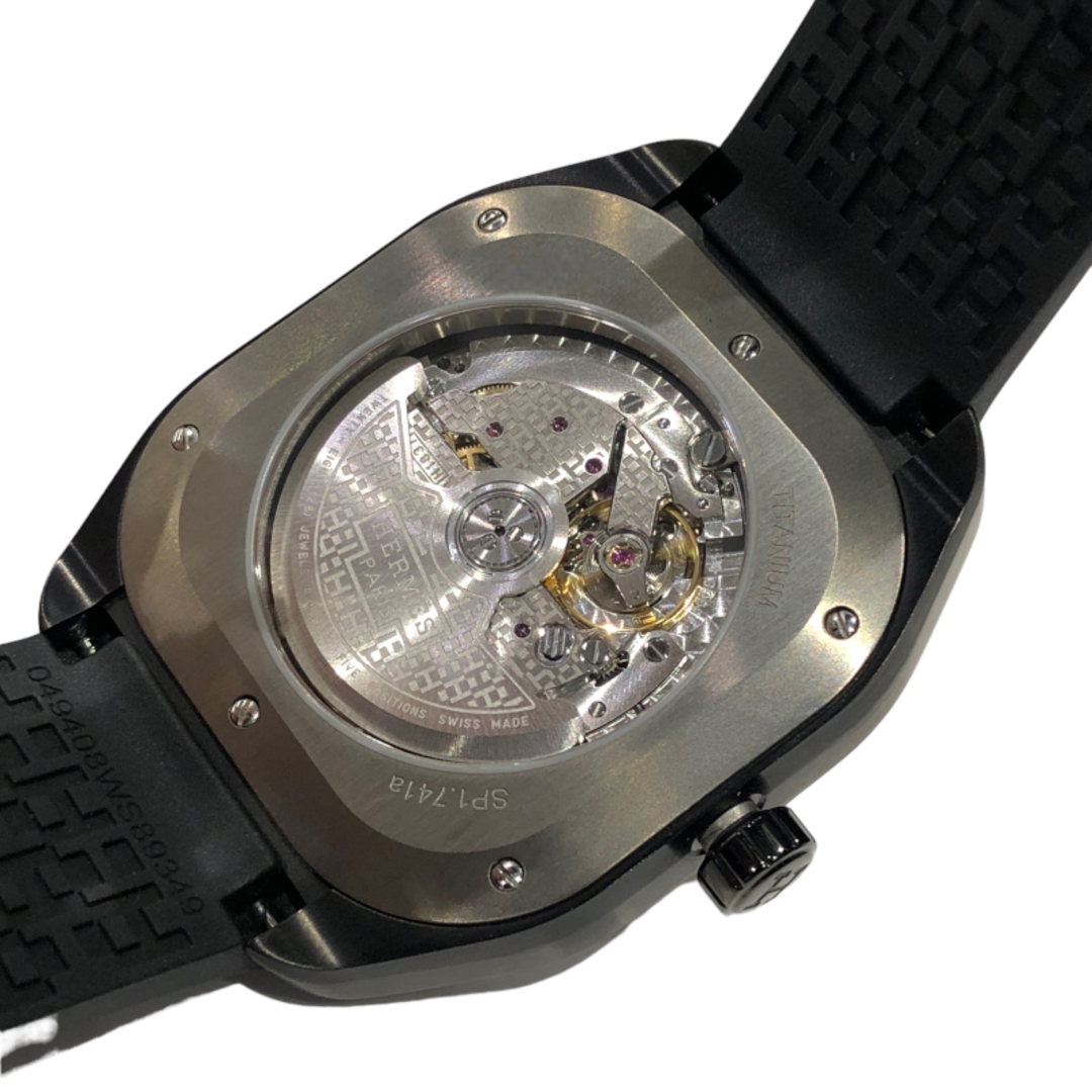 エルメス HERMES H08 SP1.741a チャコール チタン メンズ 腕時計