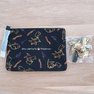 シュウウエムラ(shu uemura)のシュウウエムラ　ピカチュウ　コラボ　ポーチ　ポケモン(ポーチ)