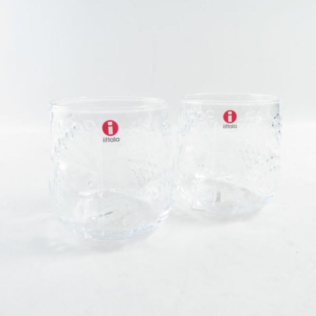 iittala(イッタラ)の未使用 iittala イッタラ フルッタ タンブラー 2点 クリア ペア 250ml グラス コップ SC7507B4  インテリア/住まい/日用品のキッチン/食器(タンブラー)の商品写真