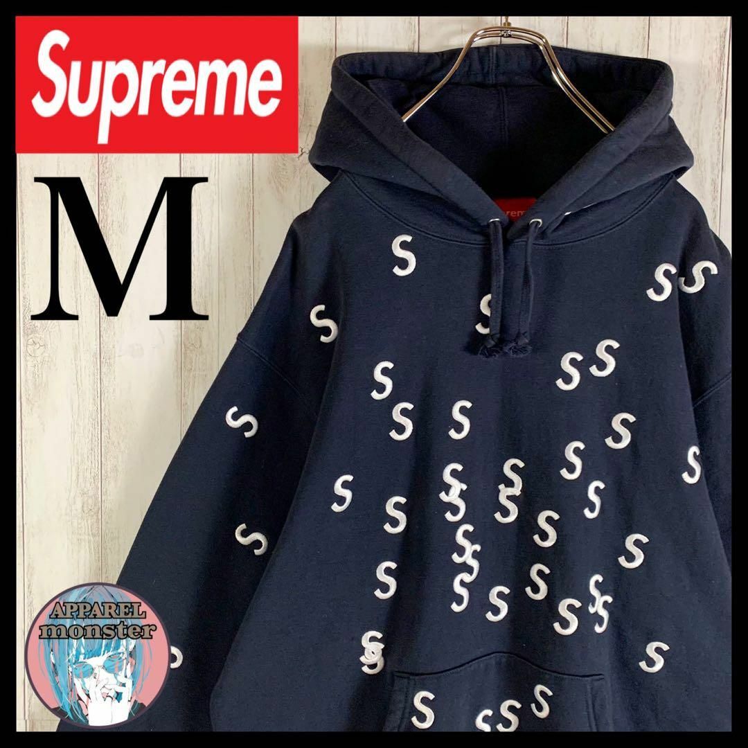 Supreme - 【最高デザイン】シュプリーム Sロゴ満載 刺繍ロゴ Mサイズ